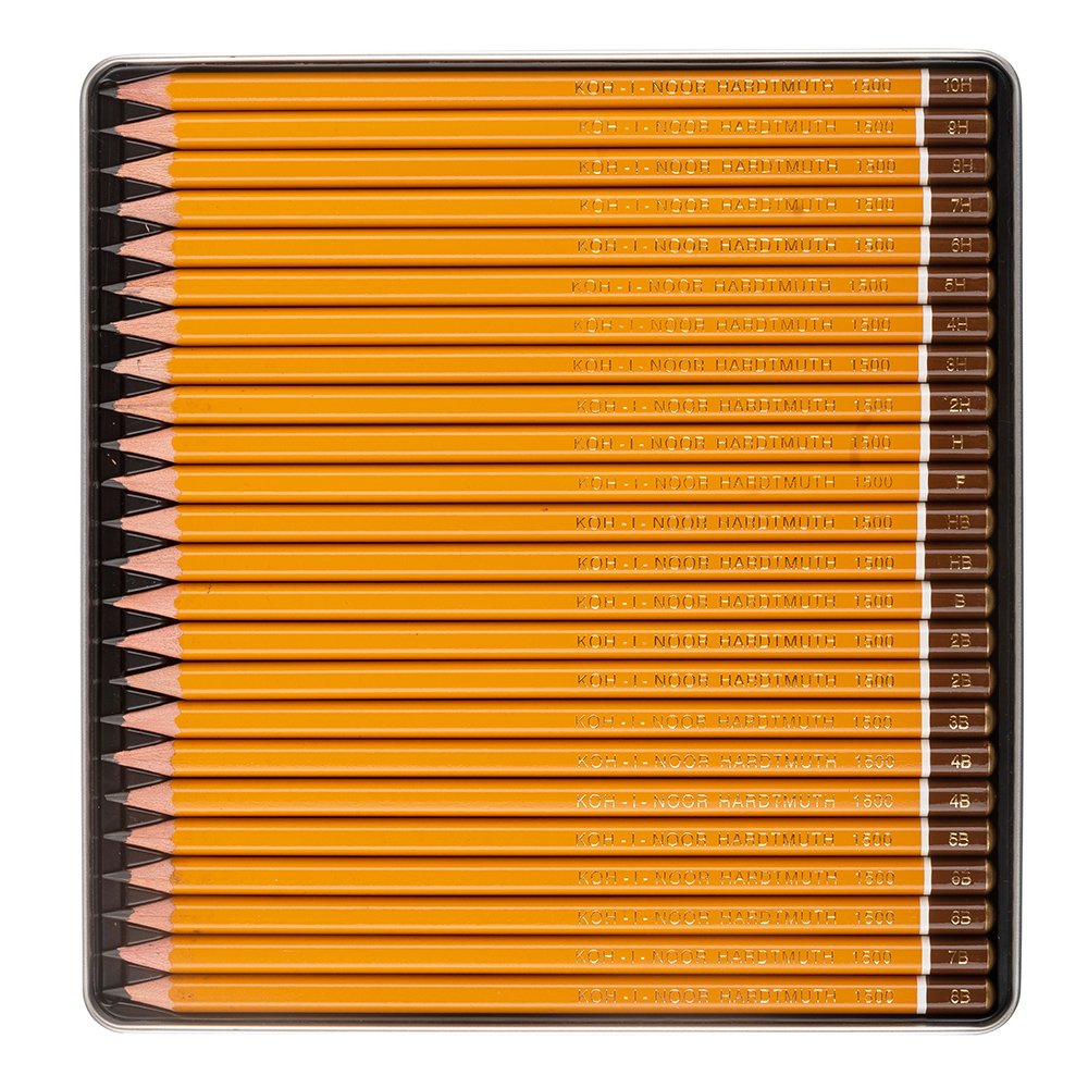 Koh-i-noor Blyantsett 8B-10H – 24st - Bilde 2