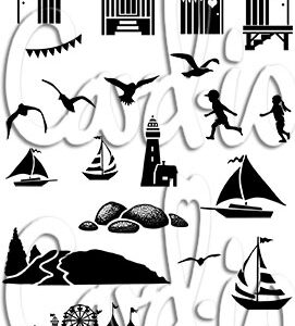 Card-io Beside the Sea A6 - Bilde 1