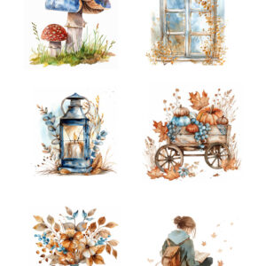 Reprint  Fall - A4 klippeark - Bilde 1