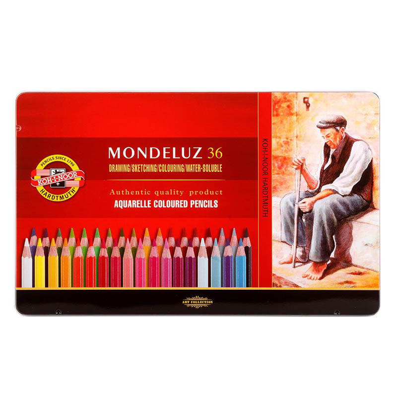 Koh-i-Noor Mondeluz Akvarellblyant Sett – 36stk - Bilde 1