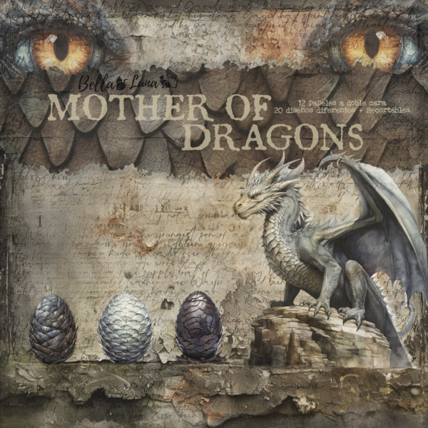 BellaLuna Mother of Dragons Collection 8"x8"
