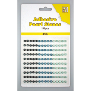 Nellie's Choice Halvperler 4mm 150 stk 3 Blåtoner - Bilde 1