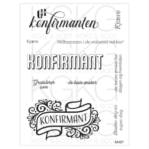 Kort & Godt Stempel - Konfirmant 4978 - Bilde 1