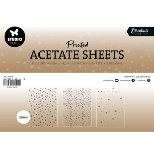 Studio Light • Essentials Acetatark Snøflak Hvit - Bilde 1