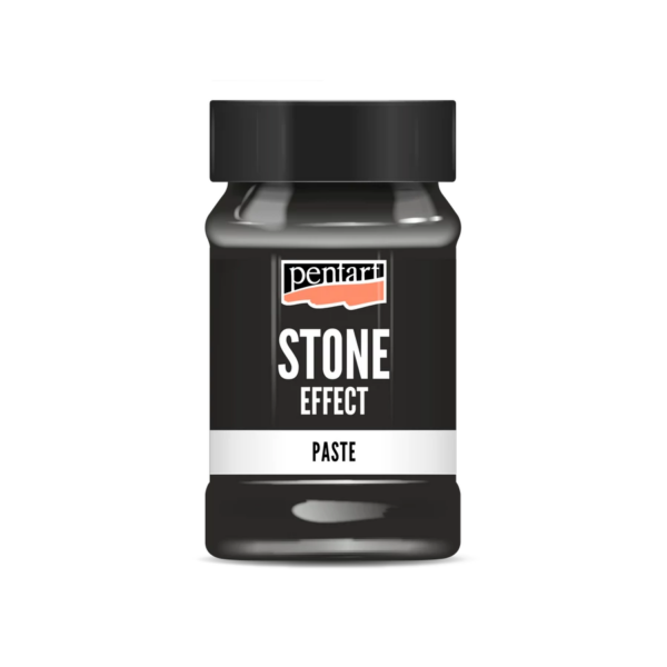 Pentart Stone effect paste 100 ml - Antharacite