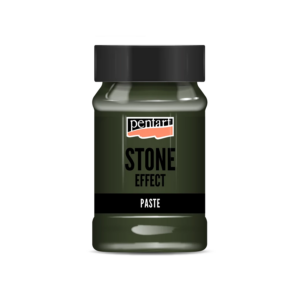Pentart Stone effect paste 100 ml -  Green granite - Bilde 1