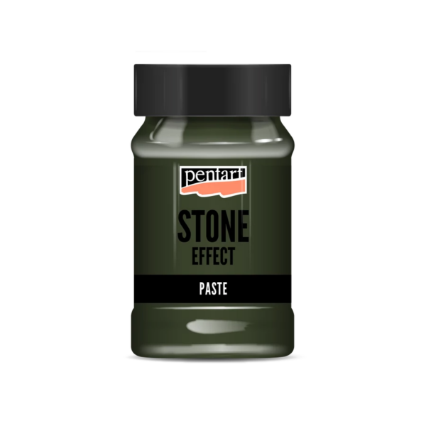 Pentart Stone effect paste 100 ml -  Green granite