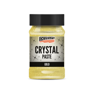 Pentart Crystal paste 100 ml - Gold - Bilde 1