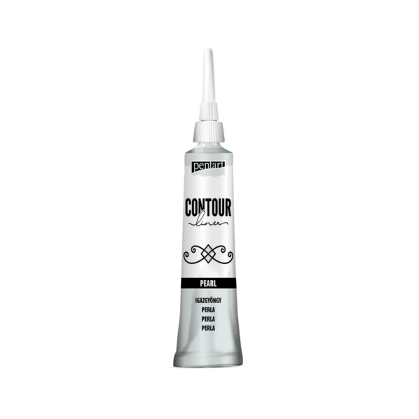 Pentart Contour liner 20 ml - Pearl