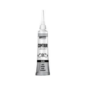 Pentart Contour liner 20 ml - Silver - Bilde 1