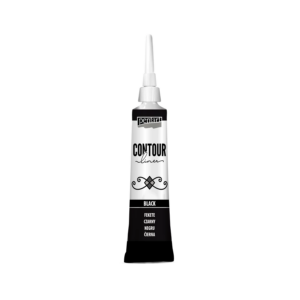 Pentart Contour liner 20 ml - Black - Bilde 1