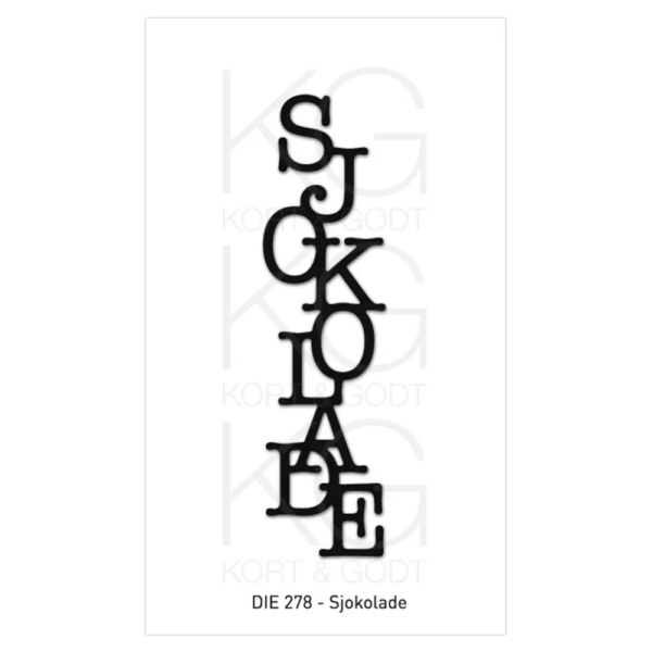 Kort & Godt Dies - Sjokolade 2789