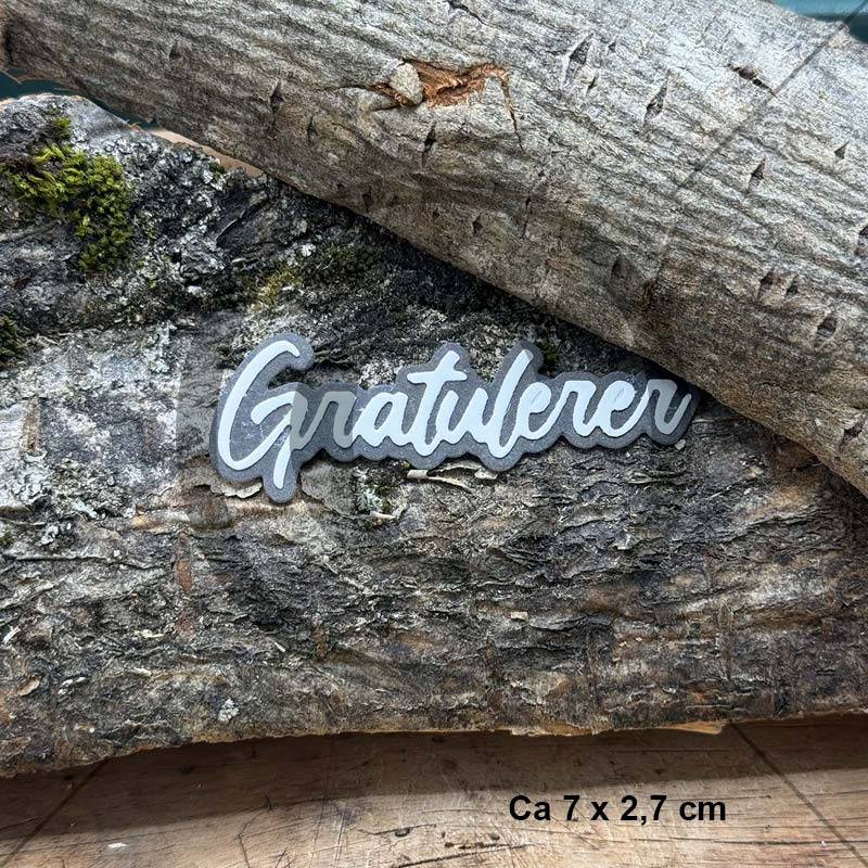 Papirdesign Dies -  Gratulerer 26 - Bilde 1