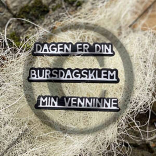 Papirdesign Dies - Små ord 1