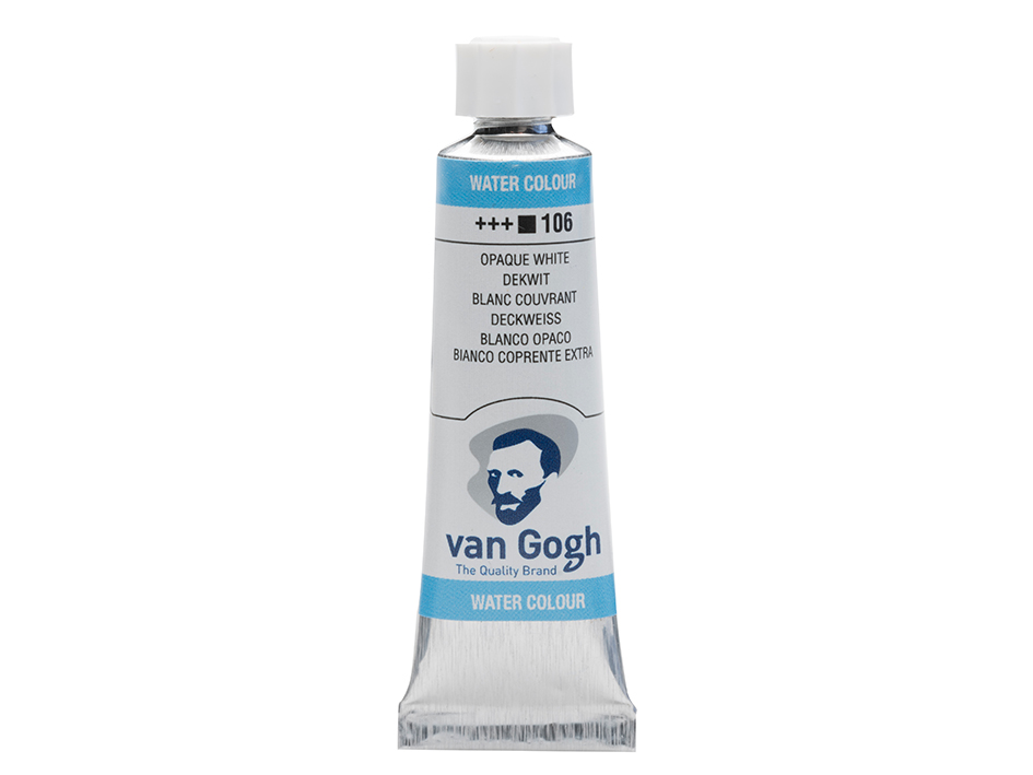 Van Gogh Akvarelltube 10ml – 106 Opaque white - Bilde 1