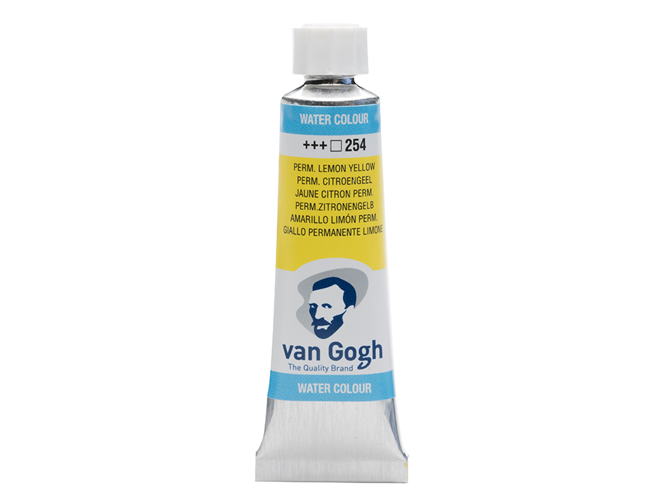 Van Gogh Akvarelltube 10ml – 254 Perm. lemon yellow - Bilde 1