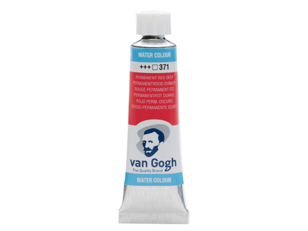 Van Gogh Akvarelltube 10ml – 371 Permanent red deep