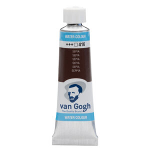 Van Gogh Akvarelltube 10ml – 416 Sepia - Bilde 1