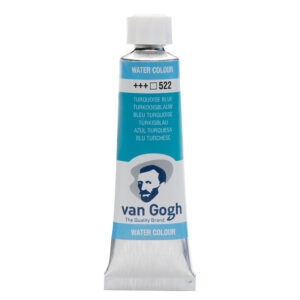Van Gogh Akvarelltube 10ml – 522 Turquoise blue - Bilde 1