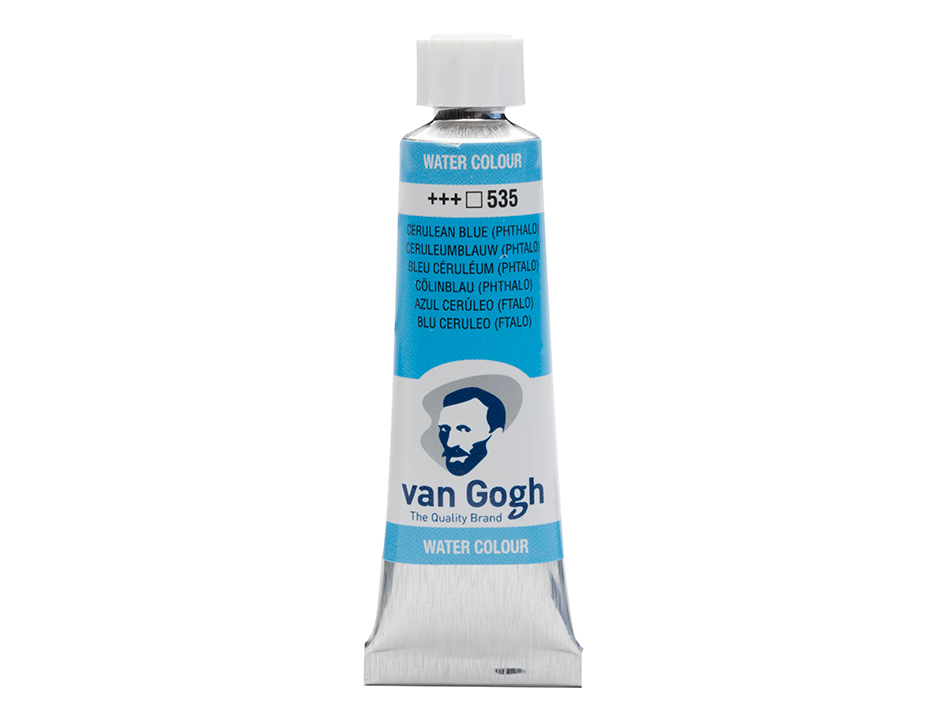 Van Gogh Akvarelltube 10ml – 535 Cerulean bl. (pthalo) - Bilde 1