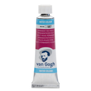 Van Gogh Akvarelltube 10ml – 567 Perm. red violet - Bilde 1