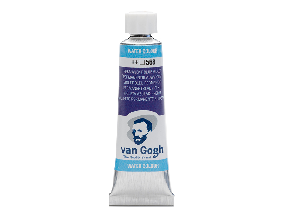 Van Gogh Akvarelltube 10ml – 568 Perm. blue violet - Bilde 1