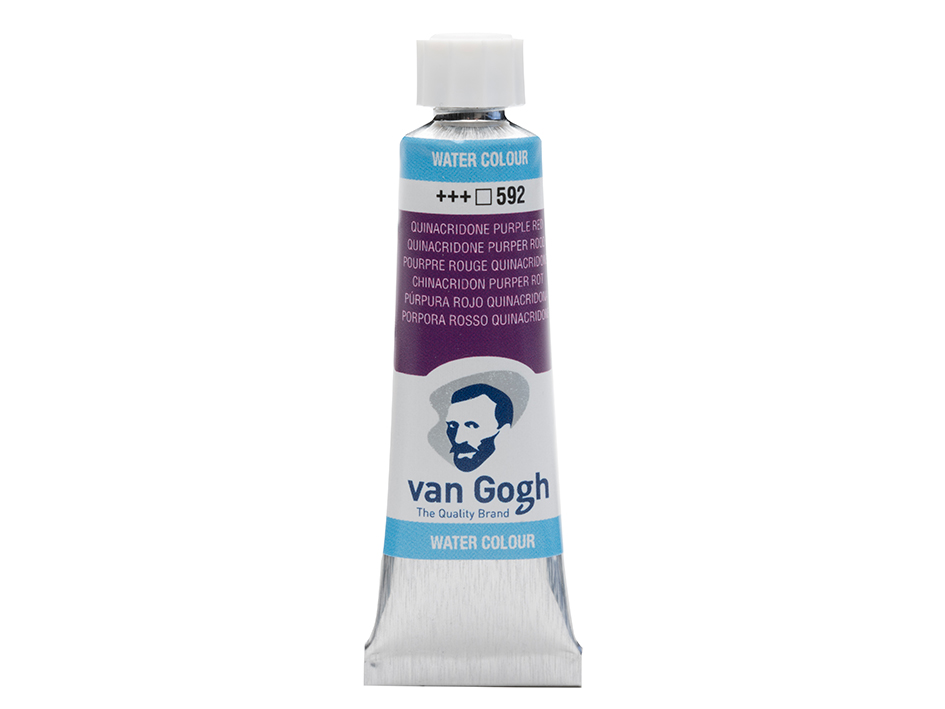 Van Gogh Akvarelltube 10ml – 592 Quinacridone purple red - Bilde 1