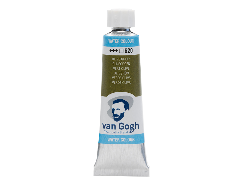 Van Gogh Akvarelltube 10ml – 620 Olive green - Bilde 1
