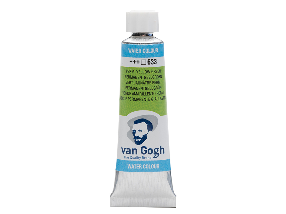 Van Gogh Akvarelltube 10ml – 633 Perm. yellow green - Bilde 1