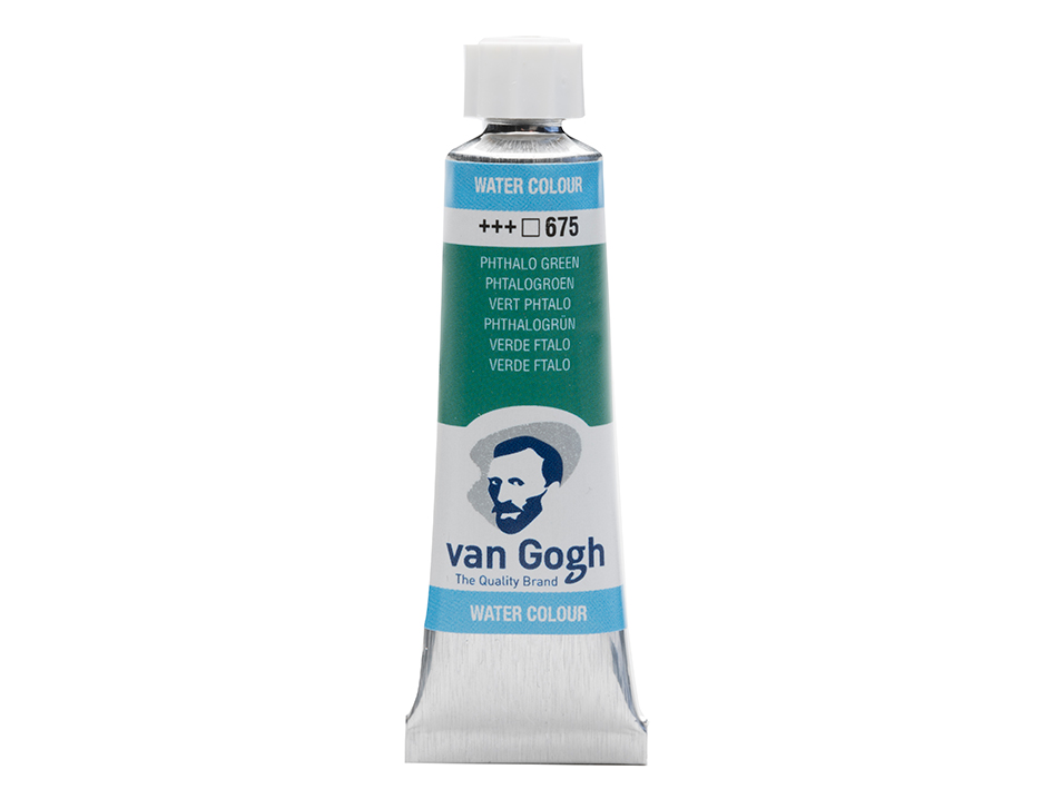 Van Gogh Akvarelltube 10ml – 675 Pthalo green - Bilde 1