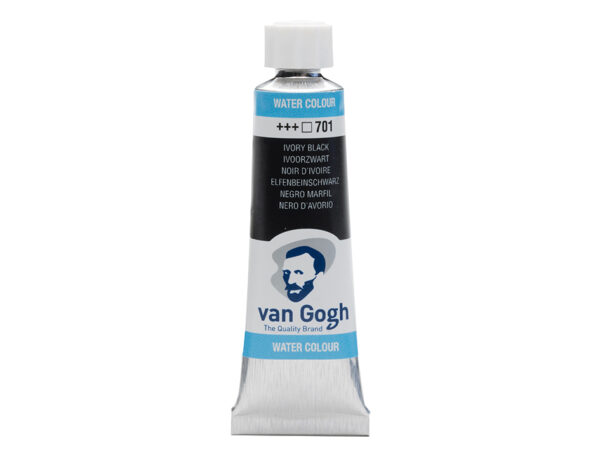 Van Gogh Akvarelltube 10ml – 701 Ivory black