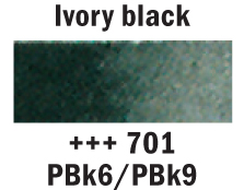 Van Gogh Akvarelltube 10ml – 701 Ivory black