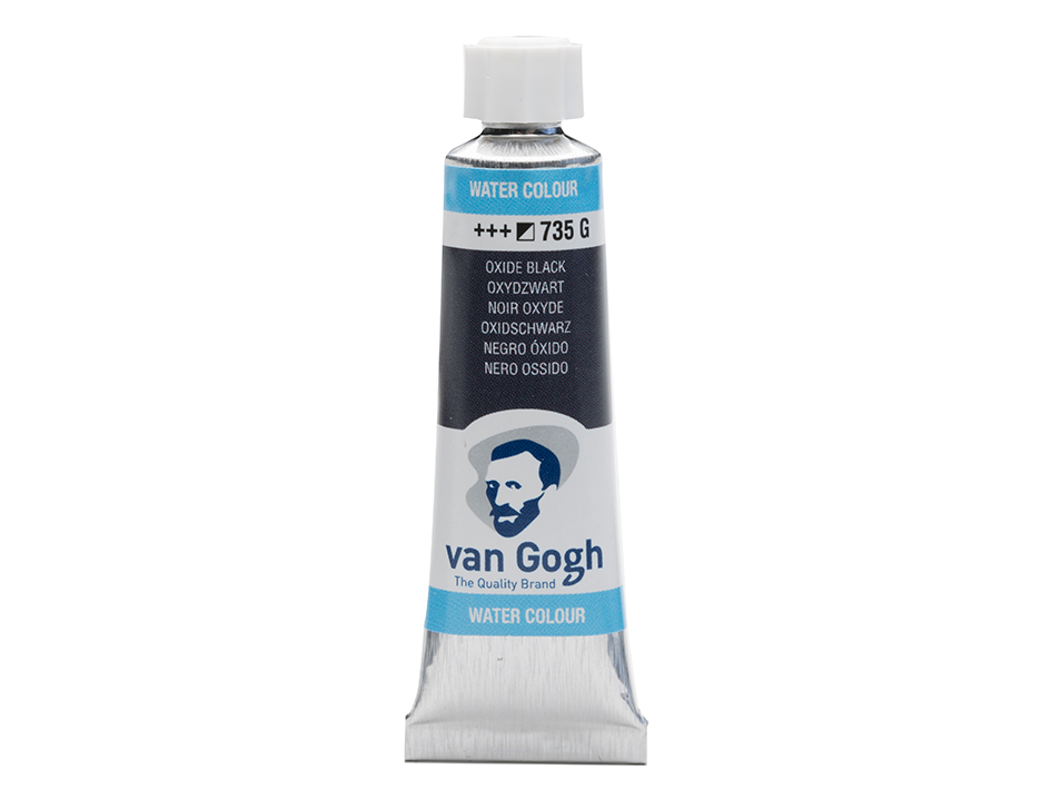 Van Gogh Akvarelltube 10ml – 735 Oxide black - Bilde 1