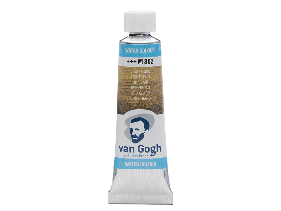 Van Gogh Akvarelltube 10ml – 802 Light gold - Bilde 1