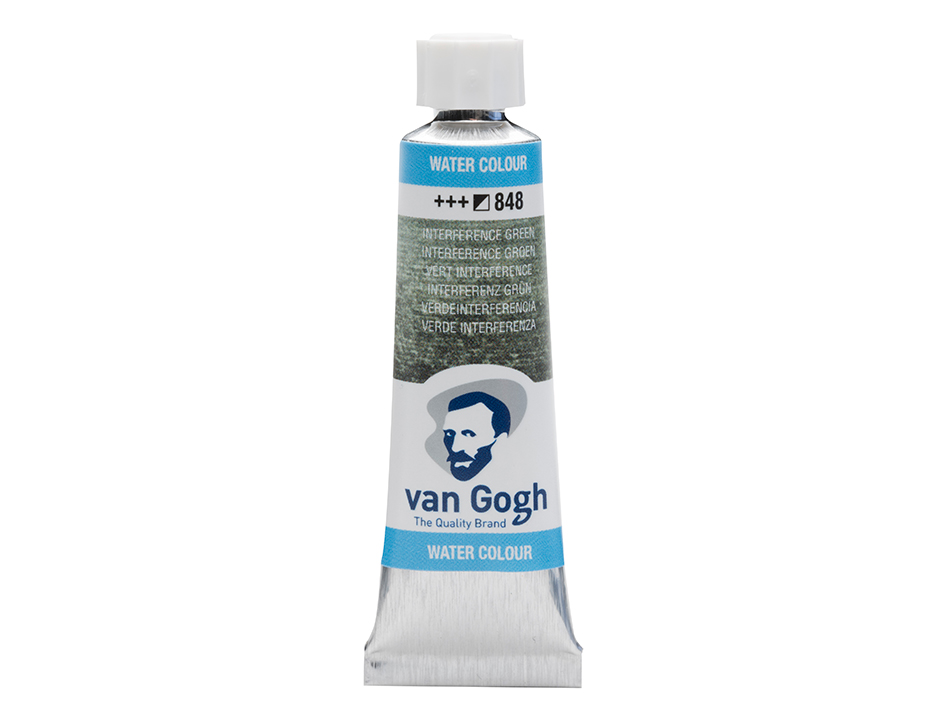 Van Gogh Akvarelltube 10ml – 848 Interference green - Bilde 1