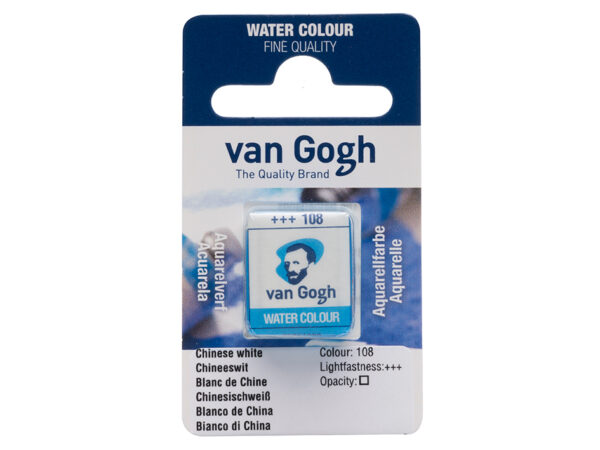 Van Gogh Akvarell Halfpan – 108 Chinese white