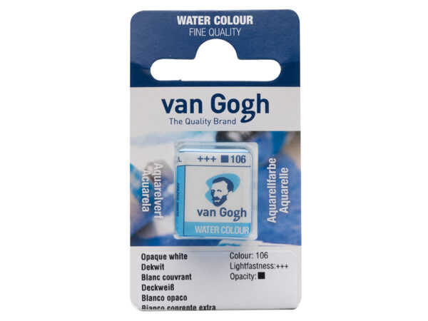 Van Gogh Akvarell Halfpan – 106 Opaque white