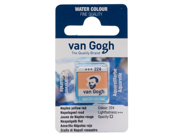 Van Gogh Akvarell Halfpan – 224 Naples yellow red