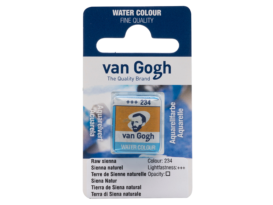 Van Gogh Akvarell Halfpan – 234 Raw sienna - Bilde 1