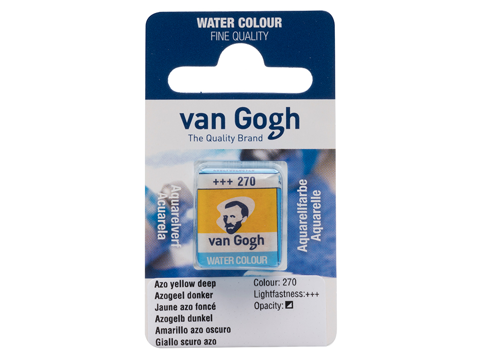 Van Gogh Akvarell Halfpan – 270 Azo yellow deep - Bilde 1