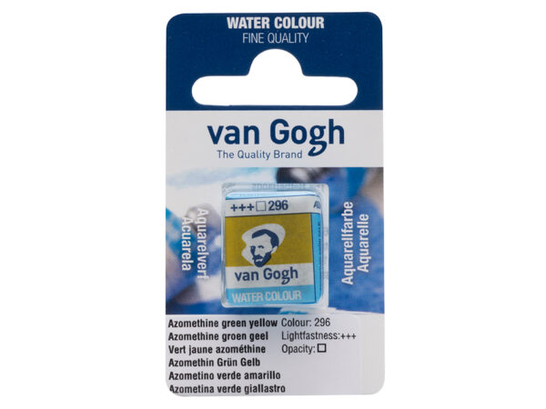 Van Gogh Akvarell Halfpan – 296 Azomethine green yellow
