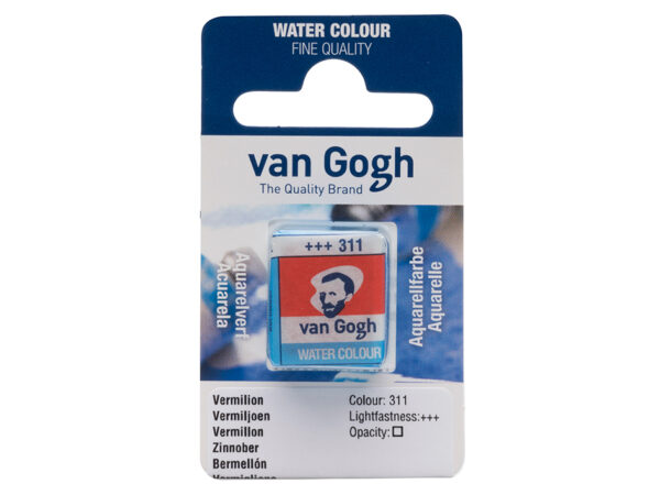 Van Gogh Akvarell Halfpan – 311 Vermillon