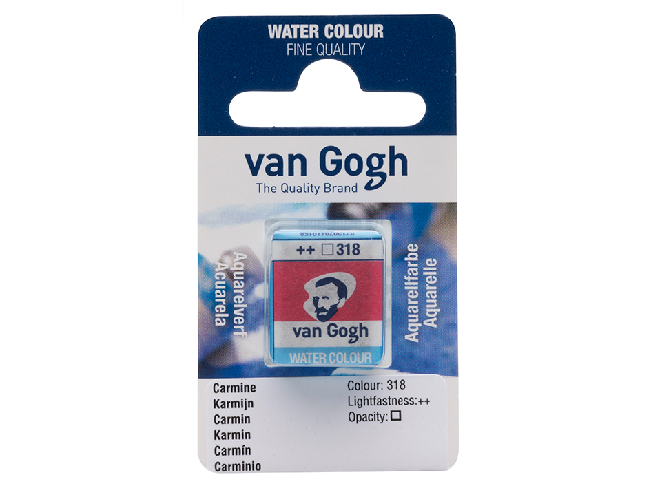 Van Gogh Akvarell Halfpan – 318 Carmine - Bilde 1
