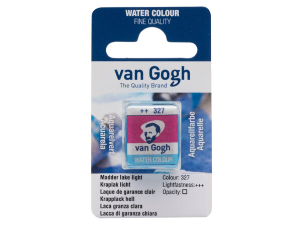 Van Gogh Akvarell Halfpan – 327 Madder lake light