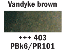 Van Gogh Akvarell Halfpan – 403 Vandyke brown