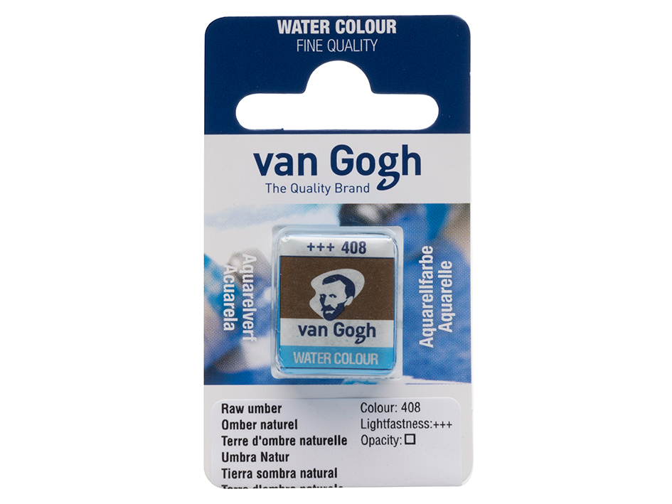 Van Gogh Akvarell Halfpan – 408 Raw umber - Bilde 1