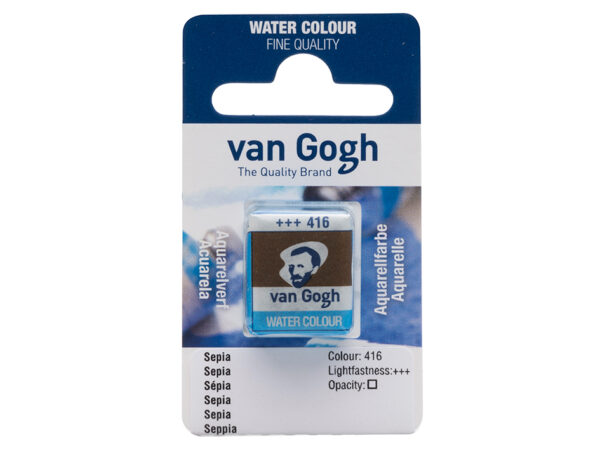 Van Gogh Akvarell Halfpan – 416 Sepia