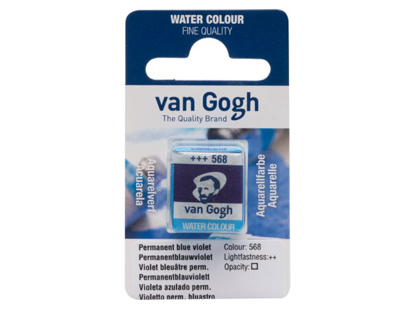 Van Gogh Akvarell Halfpan – 568 Perm. blue violet