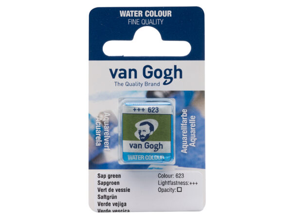 Van Gogh Akvarell Halfpan – 623 Sap green