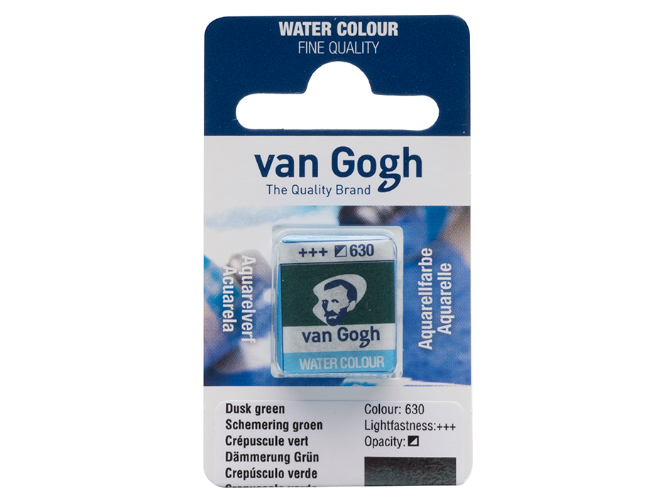 Van Gogh Akvarell Halfpan – 630 Dusk green - Bilde 1